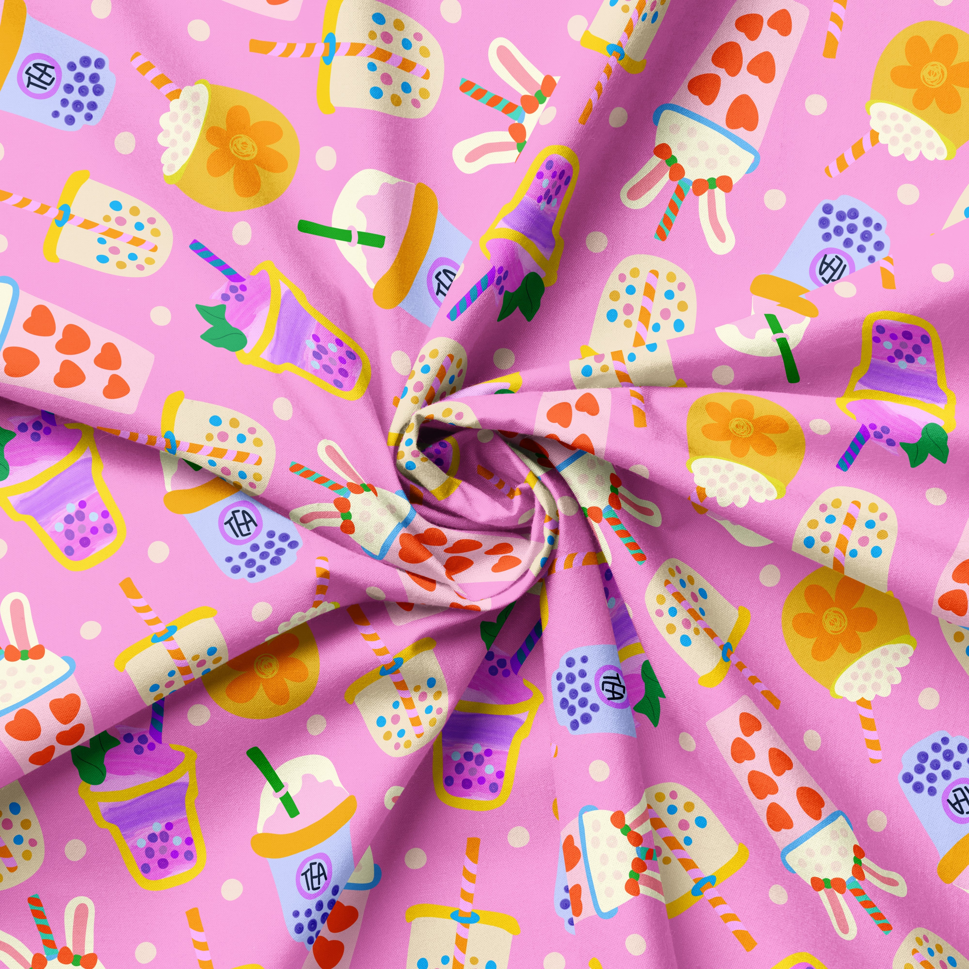 Boba Brilliance Pink | Fabric by the Metre