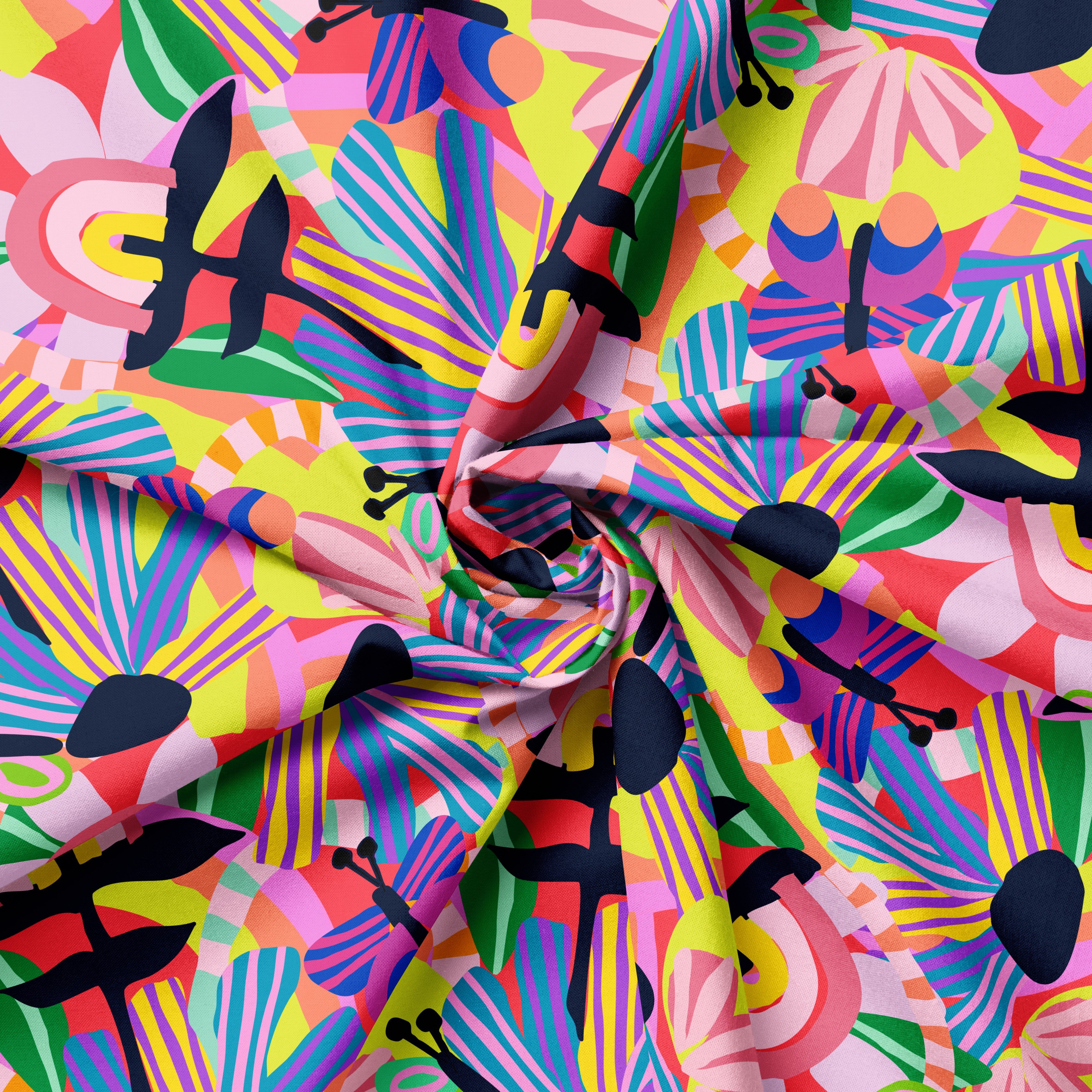 Butterfly Island | Fabric by the Metre