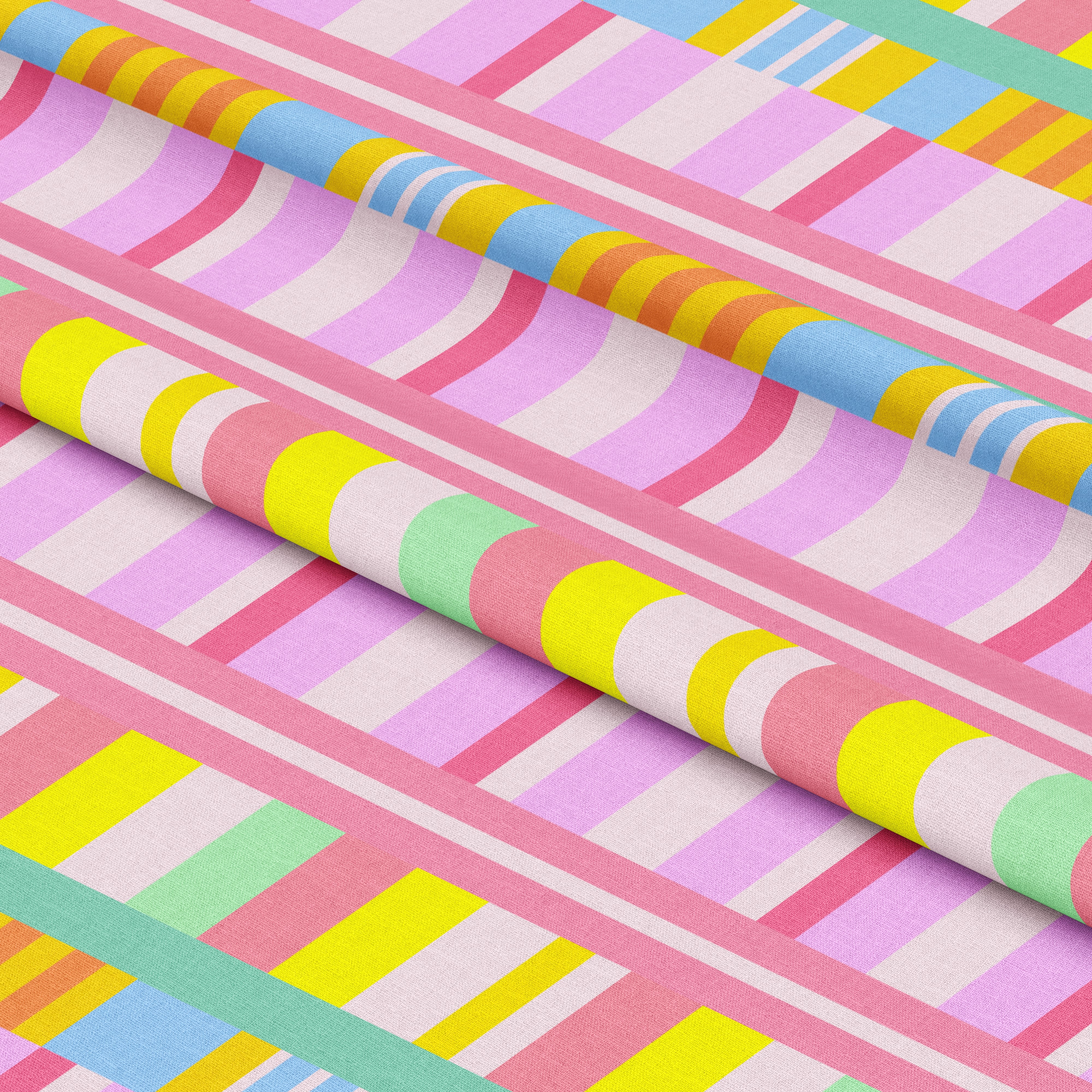 Candy Wrapper Stripe | Fabric by the Metre