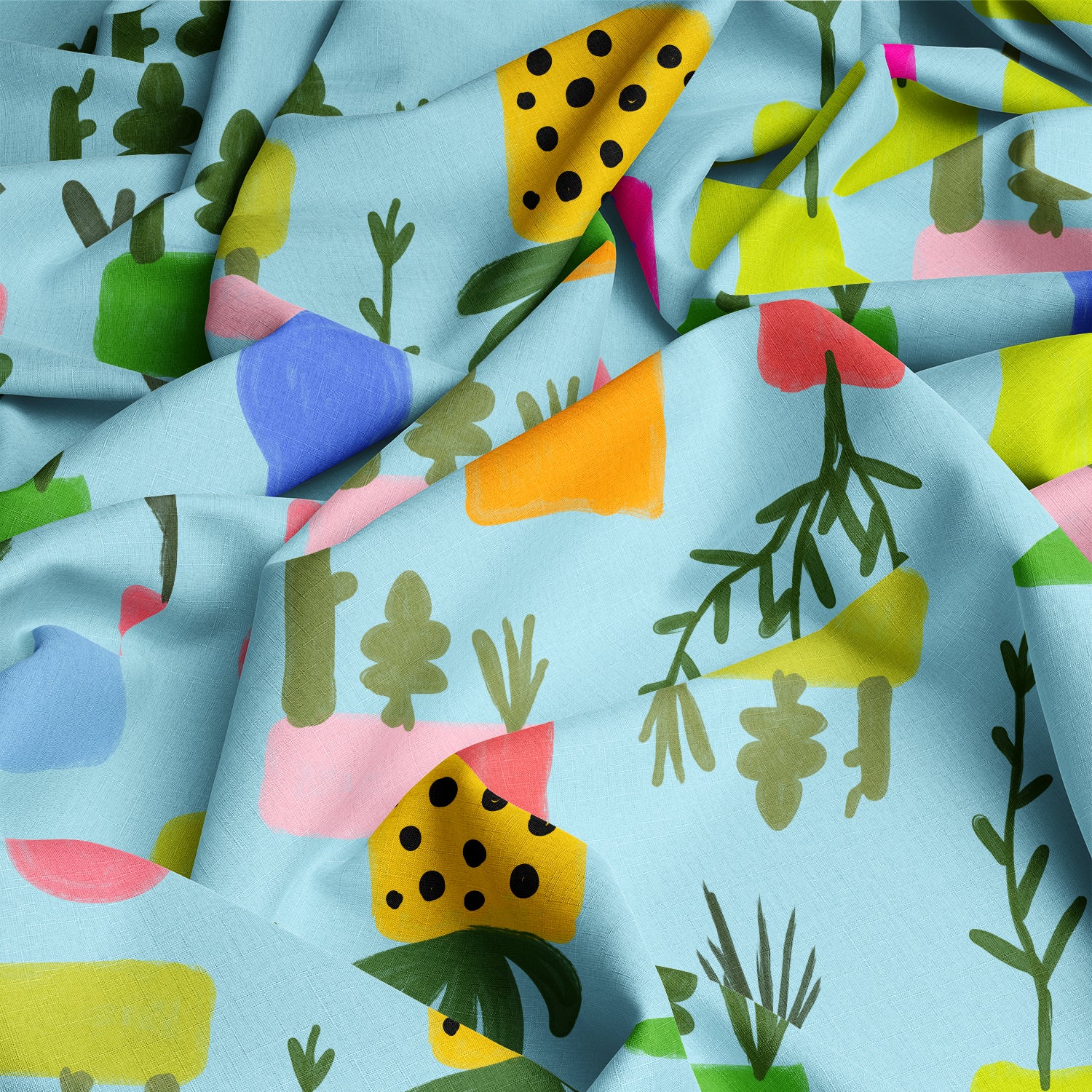 Colour Pots | Fabric by the Metre