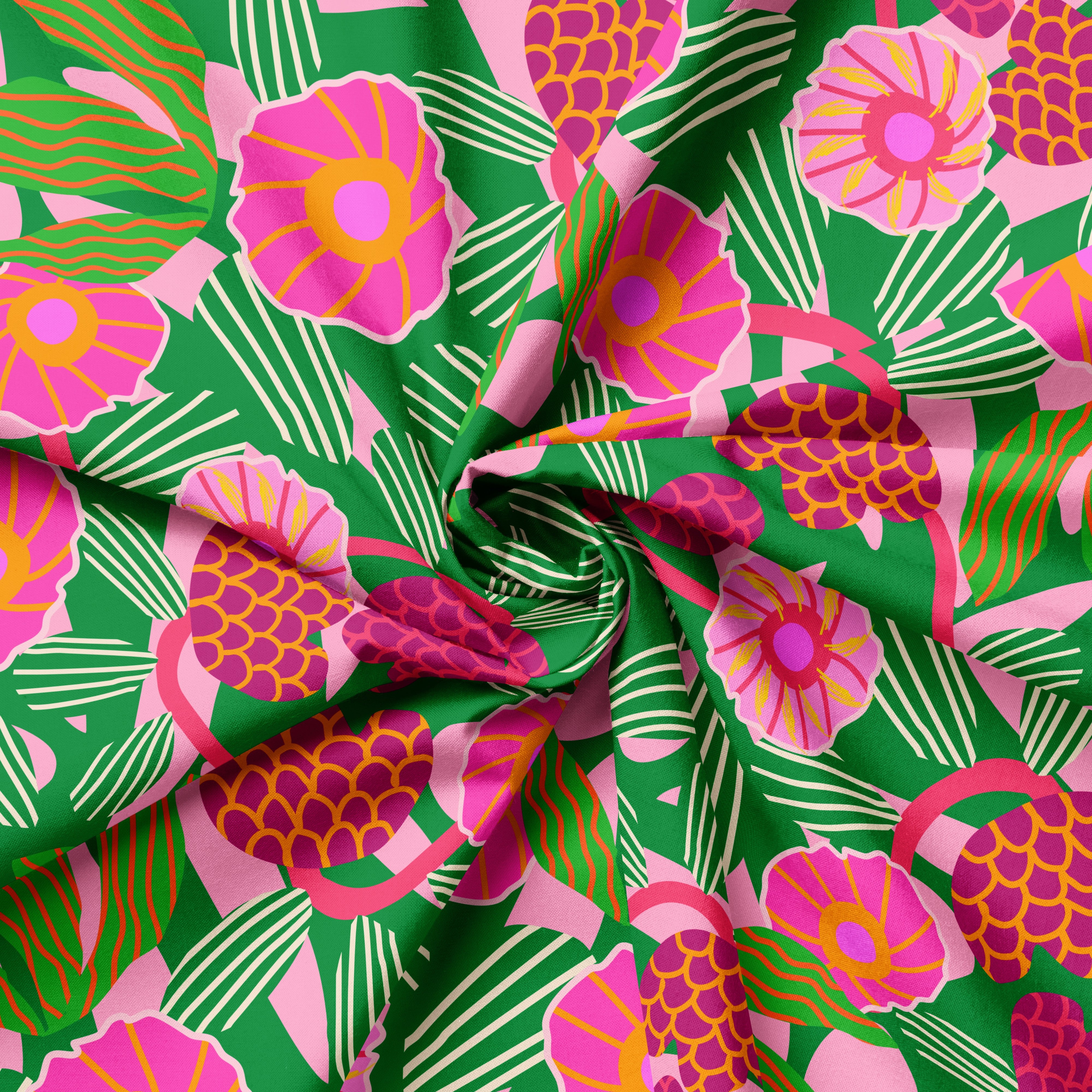 Honeycomb Flower | Fabric by the Metre