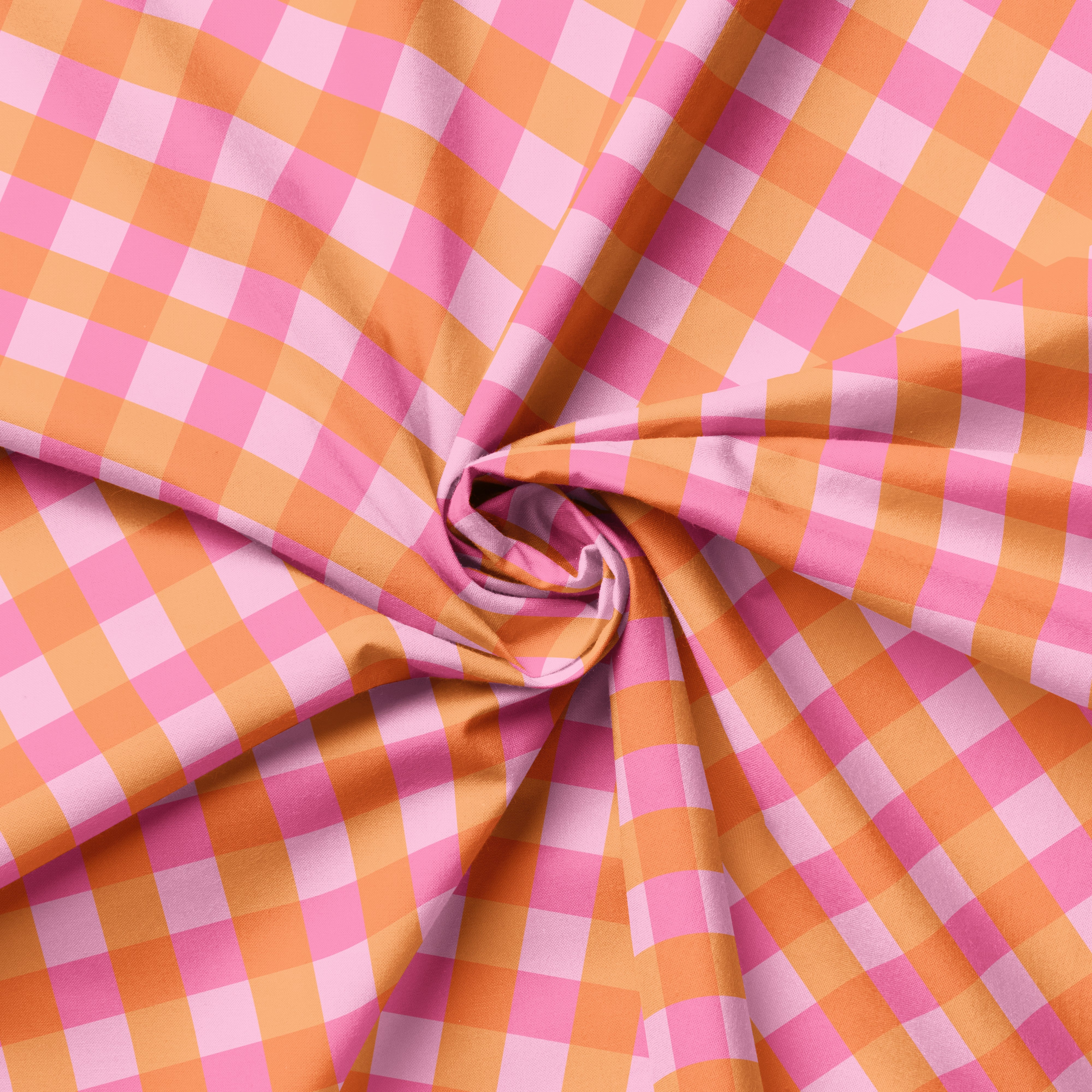 Honeycomb Blossom Gingham | Fabric by the Metre