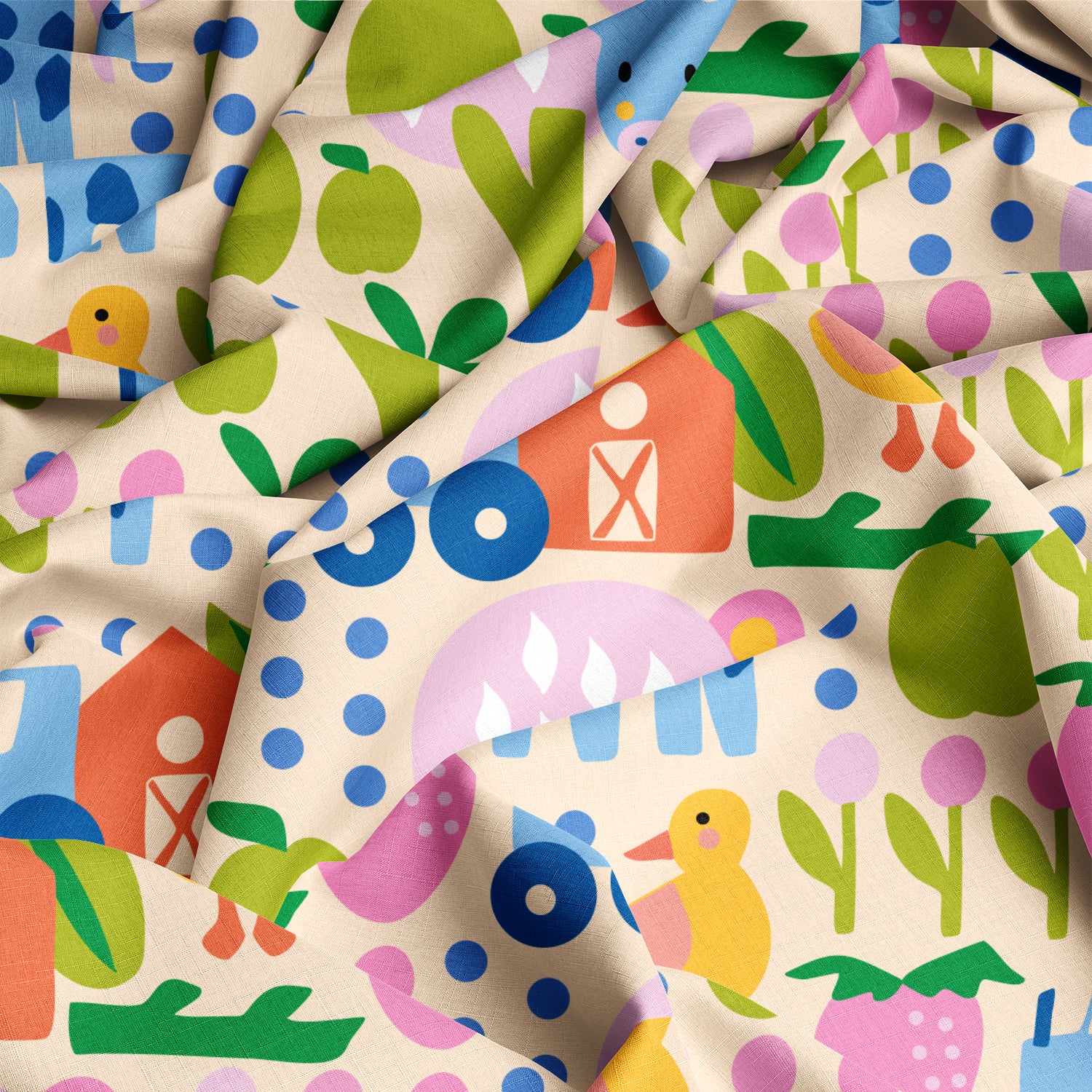 Little Moo | Fabric by the Metre