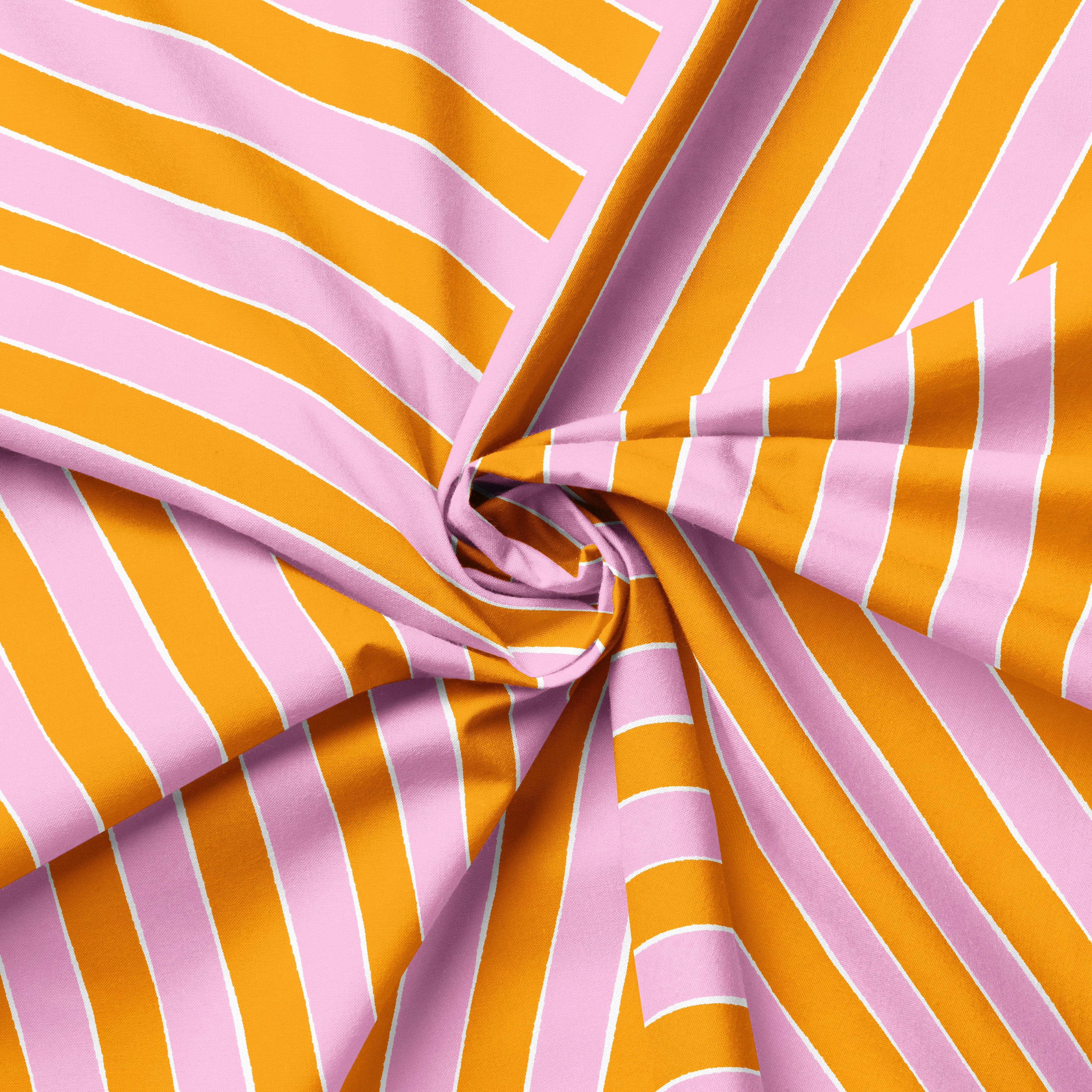 Nectarine Stripe | Fabric by the Metre