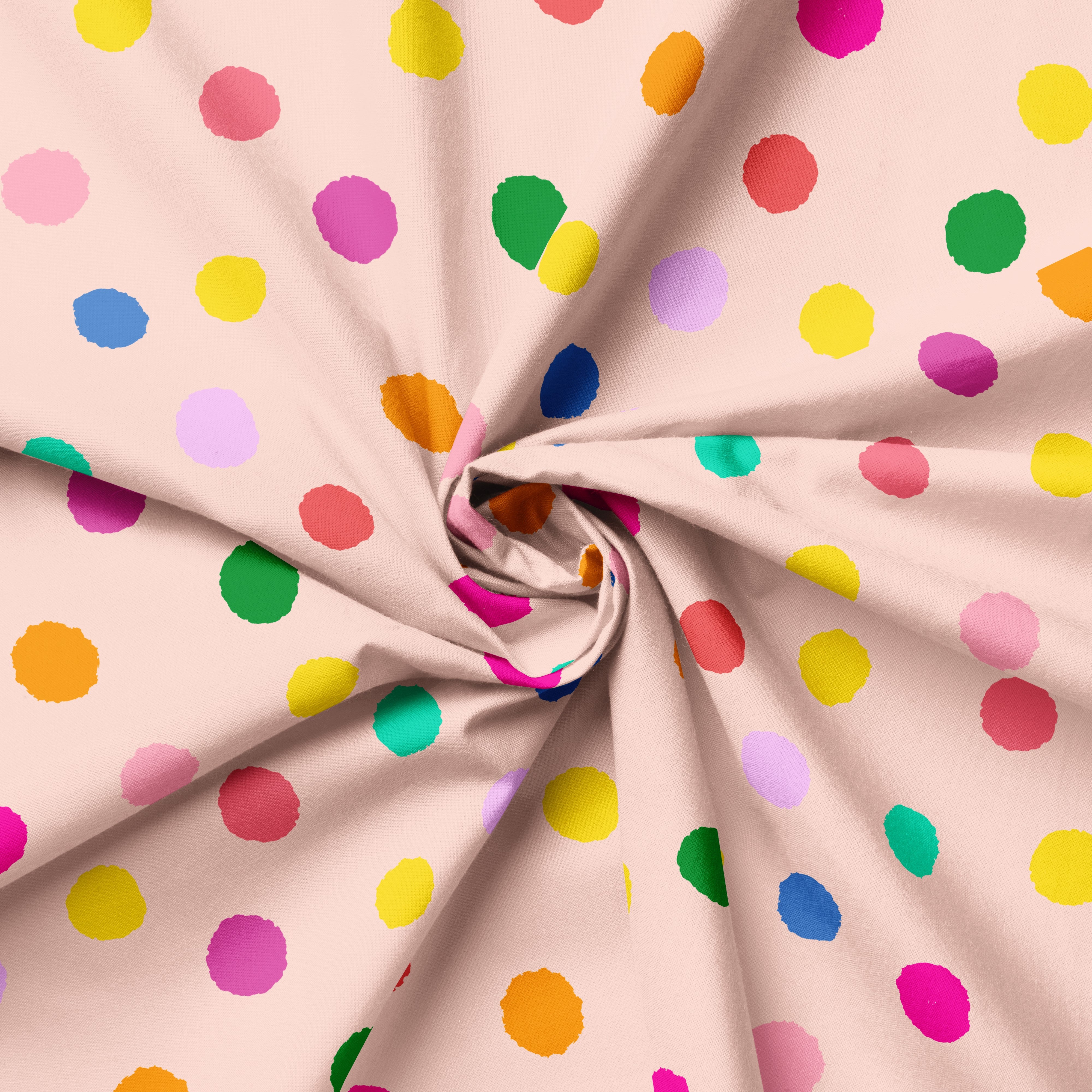 Polka Pretty in Cream | Fabric by the Metre