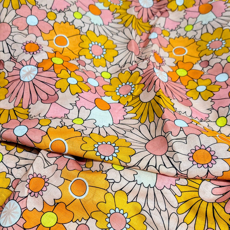 Arden Flowers | Linen Cotton | Ready-To-Ship