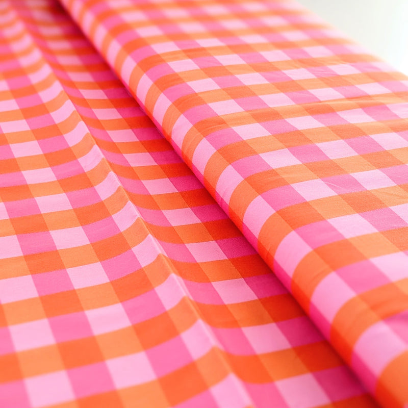 Honeycomb Blossom Gingham | Twill | Ready-To-Ship